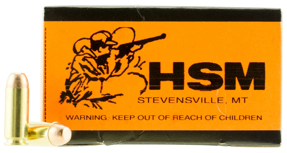 Ammunition HSM   Hunting Shack Inc. 529 ft lbs 10mm HSM 10MM2N       10MM    180 FMJ             50/20